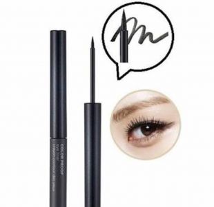 The Face Shop Color proof eye liner 01 Black