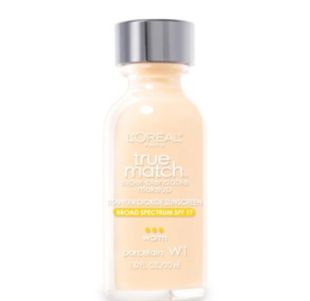 L'Oreal Paris True Match Super-Blendable Liquid Foundation W1 Porcelain