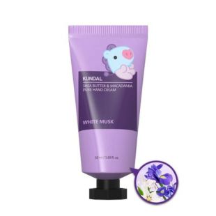 KUNDAL Shea Butter & Macadamia Pure Hand Cream X BT21 White Musk - Mang