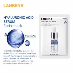 Lanbena Hyaluronic Acid Facial Serum Mask 