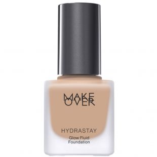 Make Over Hydrastay Glow Fluid Foundation W41 - Corak Sand