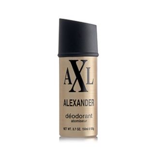 The Library of Fragrance AXL | ALEXANDER DEODORANT SPRAY GOLD 150ML diproduksi oleh PT GUDANG REJEKI UTAMA