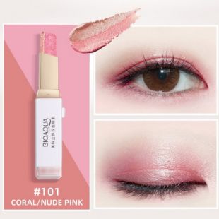 Bioaqua Double Color Eye Shadow 101 Coral/Nude Pink