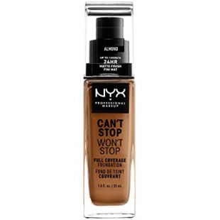 NYX Cant Stop Wont Stop Full Coverage Foundation Almond