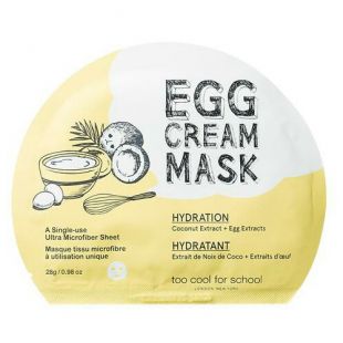 Too Cool for School Egg Cream Mask Hydration
