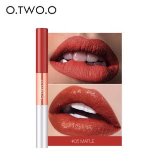 O.TWO.O 2 in 1 Lipsgloss Matte Velvet Glitter 05 Maple