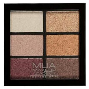 MUA Makeup Academy 6 shade palette rusted wonders 