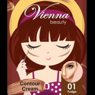 Vienna Perfectly Sculpting Contour Sachet 01 Fudge