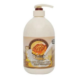 Velvy Beauty Goat's Milk Shower Cream Royal Jelly & Sunflower