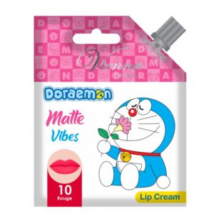 Vienna Doraemon Matte Vibes Lip Cream 10 Rouge