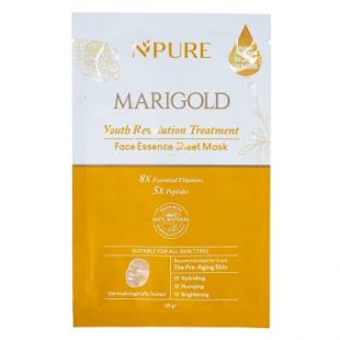 NPURE Marigold Sheet Mask Youth Defense 