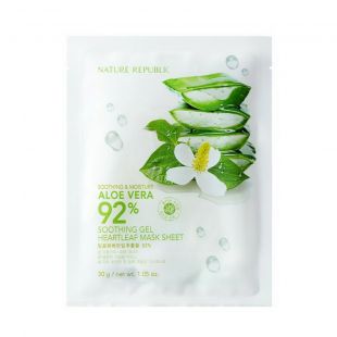 Nature Republic Soothing & Moisture Aloe Vera Mask Sheet Heartleaf