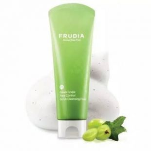 Frudia Green Grape Pore Control Scrub Cleansing Foam 