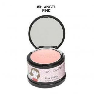 Too Cool for School Play Cheek Angel Blusher 1 Angel Pink