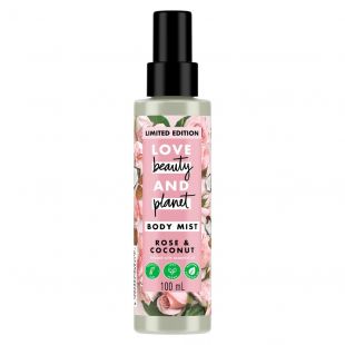 Love Beauty and Planet Body Mist Fragrance Rose & Coconut