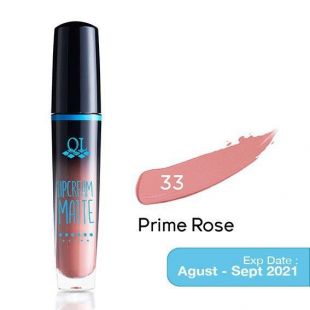 QL Matte Lipcream 33 Prime Rose