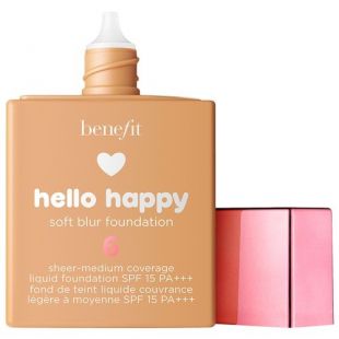 Benefit Hello Happy Soft Blur Foundation 06 Medium Warm