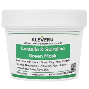 Kleveru Organics Centella and Spirulina Green Mask 