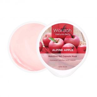 Wardah Nature Daily Alpine Apple Nutritive Gel Capsule Mask 