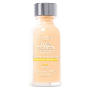 L'Oreal Paris True Match Super-Blendable Liquid Foundation W2 Light Ivory