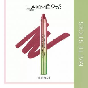 Lakmé 9to5 NATURALE Lipstik Matte Sticks Nude Scape