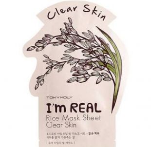 Tony Moly I’m Real Rice Mask Sheet Clear Skin Rice Clear Skin
