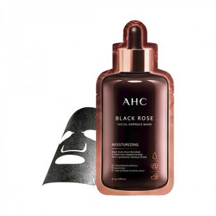 AHC Black Rose Facial Ampoule Mask 