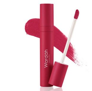 Wardah Colorfit Velvet Matte Lip Mousse 07 Red Pioneer