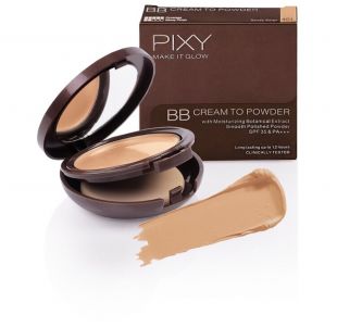 PIXY Make It Glow BB Cream to Powder Sandy Beige
