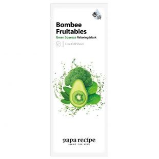 Papa Recipe Bombee Fruitables Green Squeeze Relaxing Mask