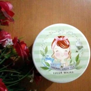 Natural Green Lulur Wajah Green Tea