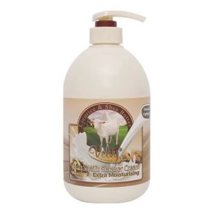 Velvy Beauty Goat's Milk Shower Cream Extra Moisturising 