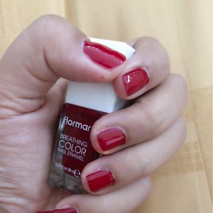 Flormar Breathing Color Nail Enamel 13 Elegant Red