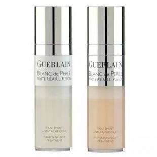 Guerlain Guerlain blanc de perle white pearl fusion whitening day and night treatment 