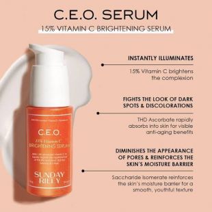 Sunday Riley CEO 15% Vitamin C Brightening Serum 