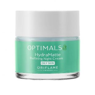 Oriflame Optimals Hydra Matte Refining Night Cream Oily Skin 