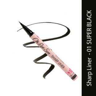 SilkyGirl OH Eye See Sharp Liner Intense Black (Blossom Edition) 01 Super Black