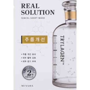Missha Real Solution Tencel Sheet Mask Trylagen (Wrinkle Caring)