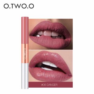 O.TWO.O 2 in 1 Lipsgloss Matte Velvet Glitter 06 Danger