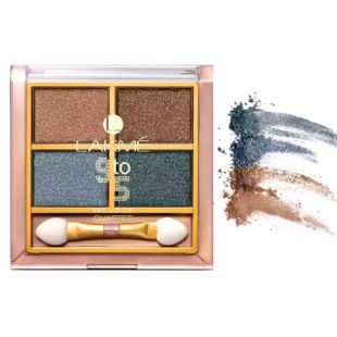 Lakmé 9to5 Reinvent Eyecolor Quartet Eye Shadow Smokey Glam