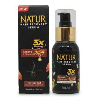 Natur Hair Recovery Serum Almond and Ginseng Oil