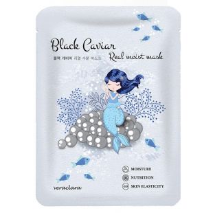 VeraClara Real Moist Mask Sheet Black Caviar