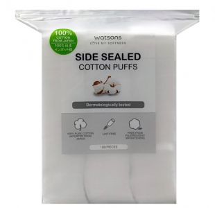 Watsons Side Sealed Cotton Puffs 189s