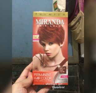 Miranda Permanent Hair Color Red as Fire