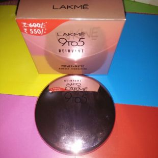 Lakmé 9to5 Primer + Matte Powder Foundation Natural Almond