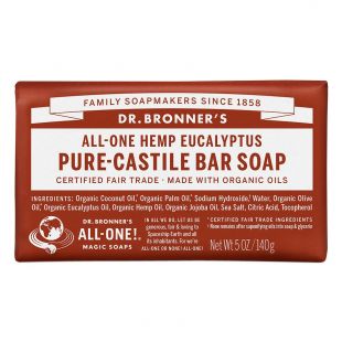 Dr. Bronner's Pure-Castile Bar Soap Eucalyptus