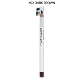 SilkyGirl Brow Shaper Pencil 02 Dark Brown