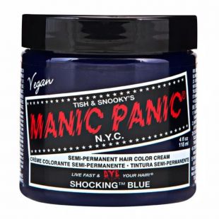 Manic Panic Semi-Permanent Hair Color Cream Shocking Blue