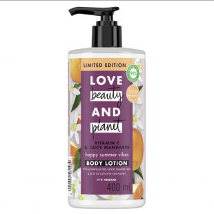 Love Beauty and Planet Happy Summer Vibes Body Lotion Vitamin C & Juicy Mandarin