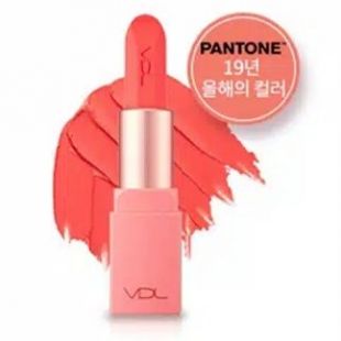 VDL  PANTONE Expert Color Real Fit Velvet Lip Stick 609 Living Coral 